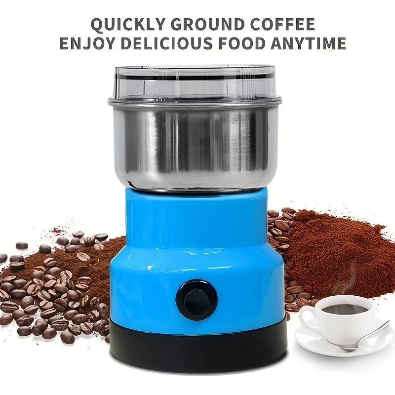 1pc Electric Cereals Grain Grinder Grinding Machine Coffee Blender Coffee Preparation Machine Bean Grinder Coffee Maker For Home