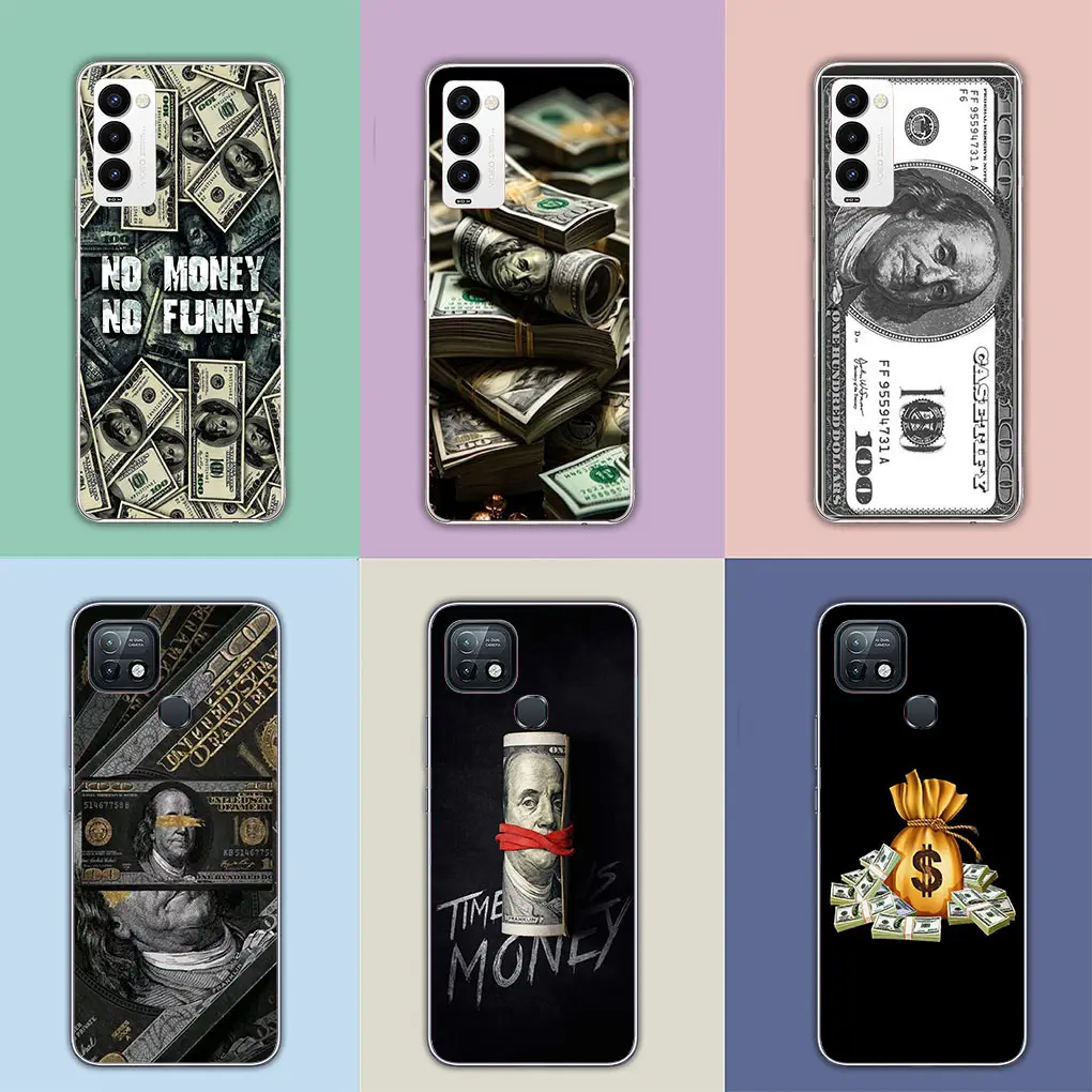 Money 100 D-Dollars Usds Phone Cover Case for Samsung Galaxy A04 A14 A23 A34 A54 M23 M33 M52 M53 M30S M31 M51 M21 Soft Casing