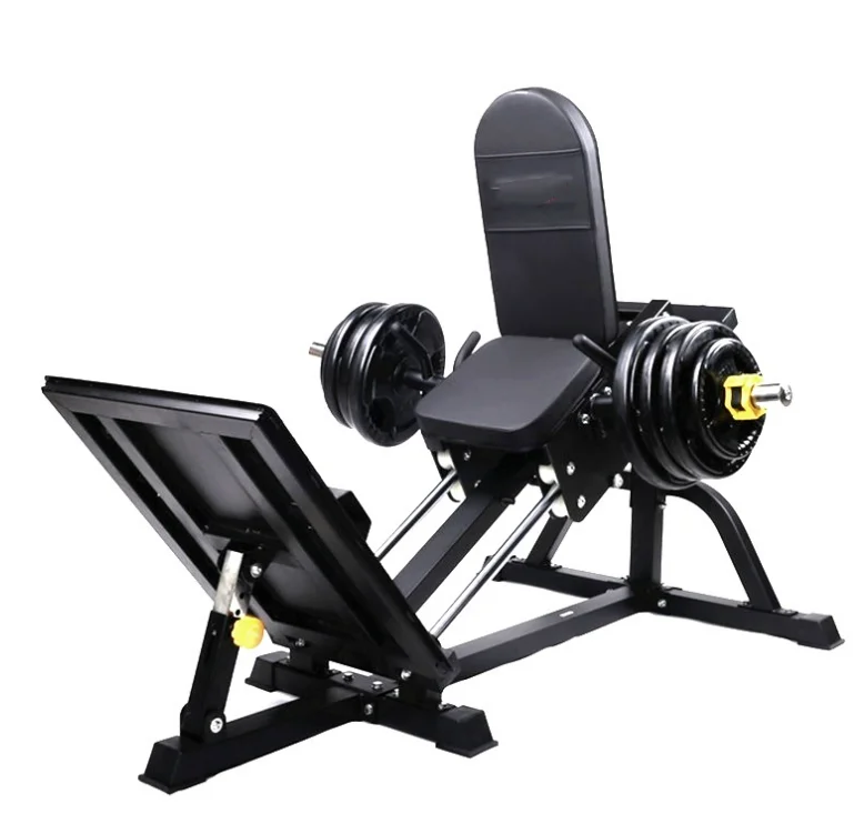 New design squat machine home commercial hack squat down pedal machine thigh trainer seated leg kick gym configuration