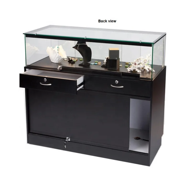 [Customized]Wall Mount Modern Glass Display Cabinets jewellery display showcase jewelry store furniture retail shop