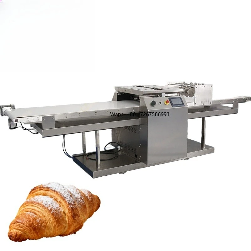 Commercial Croissant Dough Cutting Machine Various Dough Shape Triangle Round Rectangle Square Making Machinery
