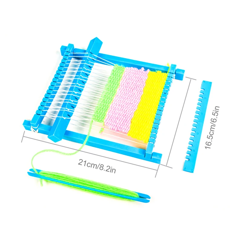 1 Set DIY Loom Knitting Machine Weaving Loom Frame Hand-Woven Household Sewing Tool Physics Experiment Teaching Aids