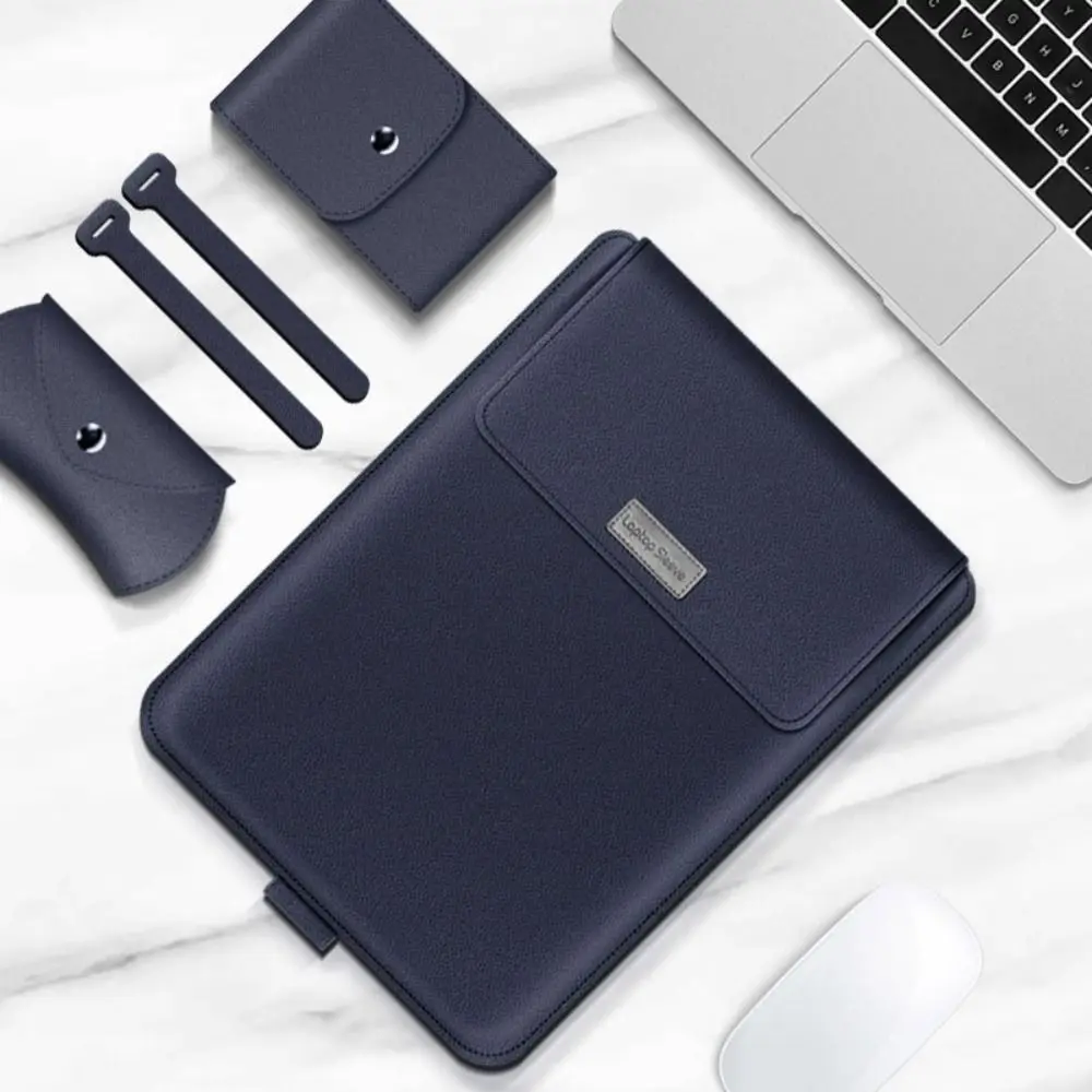

Thickened 5 in1 Laptop Sleeve Bag Non-Magnetic for 13.3/14inch Laptop Stand Cover Ultra Thin Waterproof Laptop Case Cover
