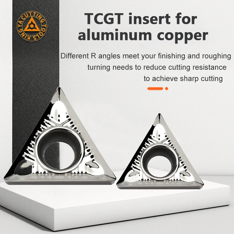 

TCGT110202 TCGT110204 TCGT110208 TCGT16T302 TCGT16T304 TCGT16T308 Aluminum blade cutting tools CNC Carbide Inserts