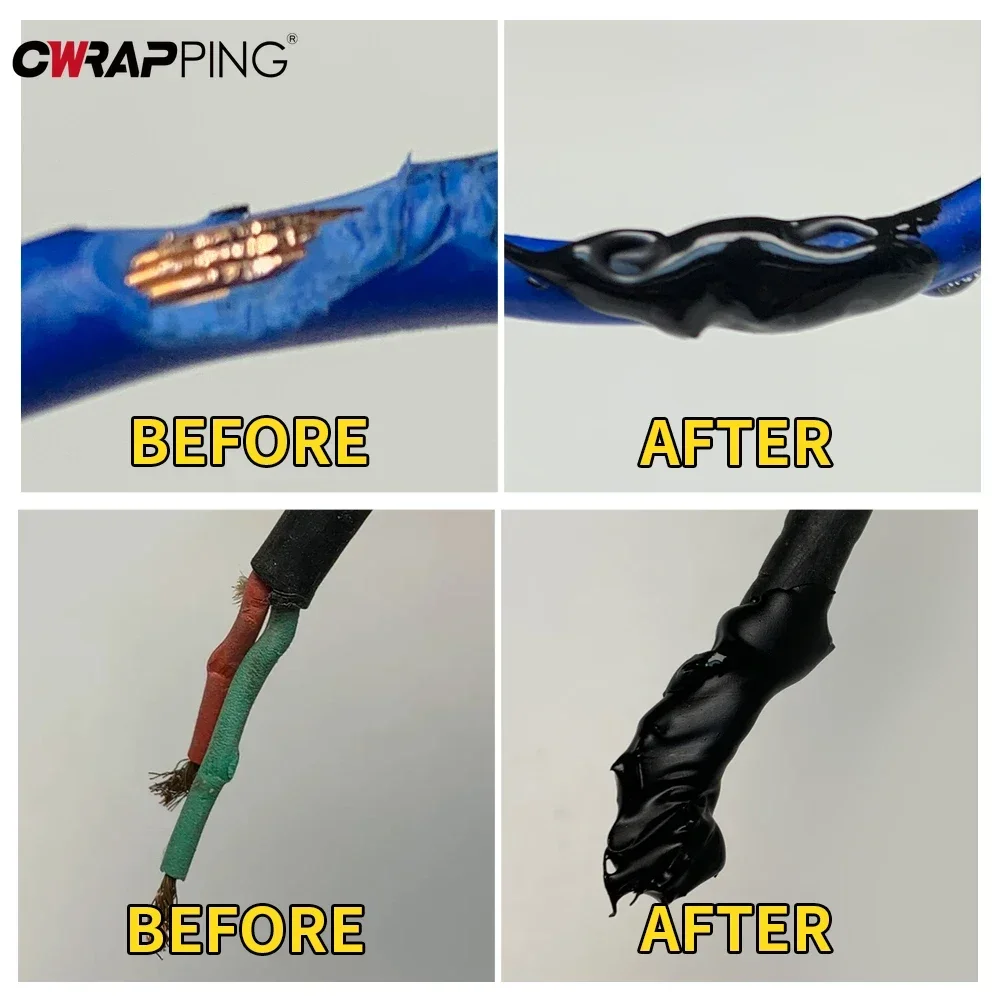 Insulating Glue Liquid Electrical Tape Waterproof Insulating Motorcycle Glues Electrical Wire Cable Repair Liquid Paste Sealant