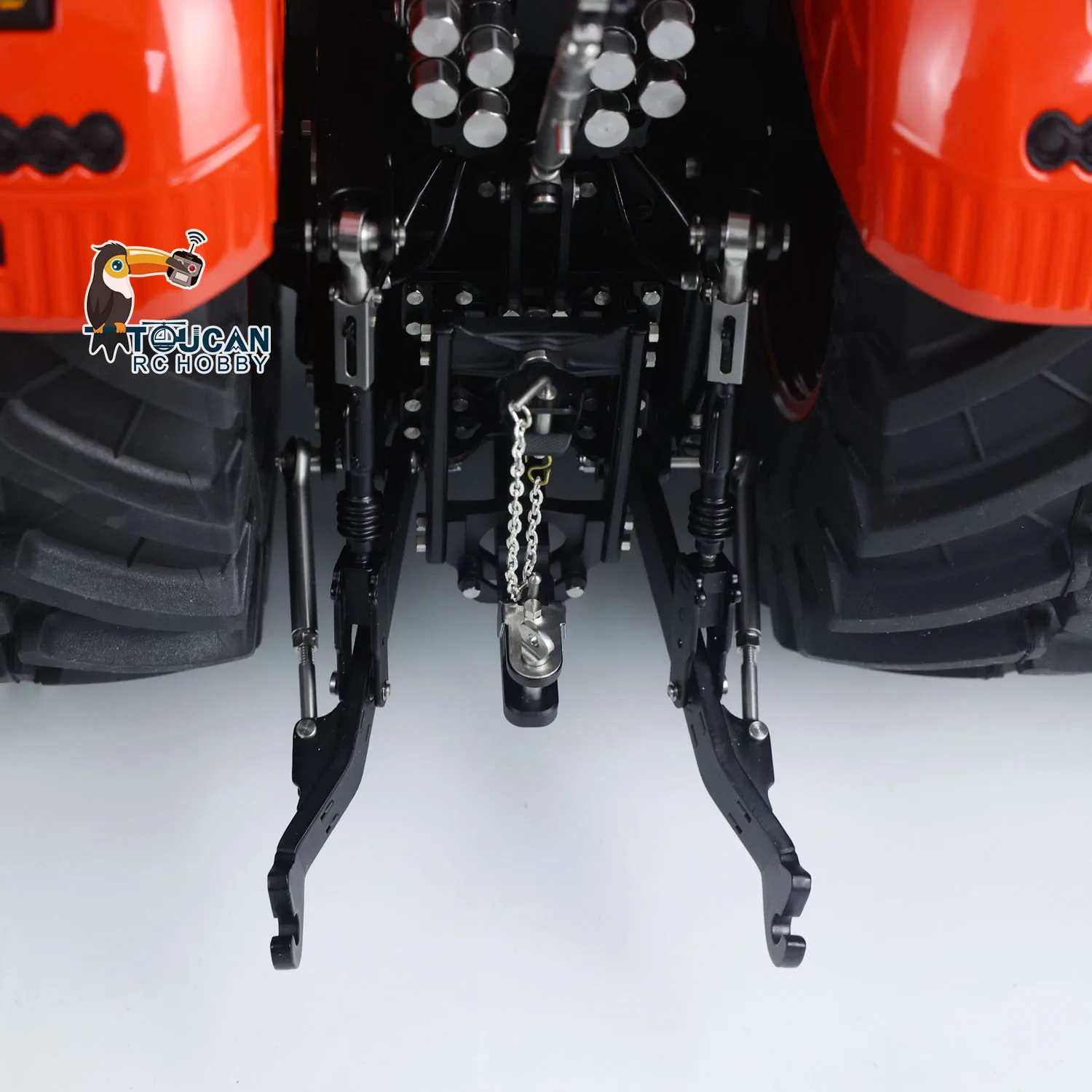 LESU AOUE 1050 4x4 1/14 Metallo Idraulico RC Trattore Auto RTR Modello Camion Fattoria Batteria Paladin PL18EV Lite Aggiornamento Suono di Fumo