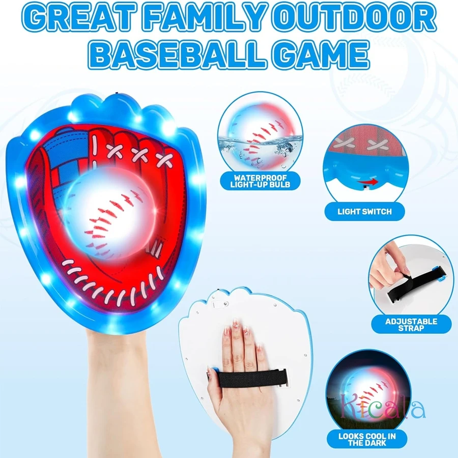 Toss and Catch Ball Game Set Hook and Loop Toss Game Outdoor Camping Sports Toys Kids Backyard Garden Lawn Games