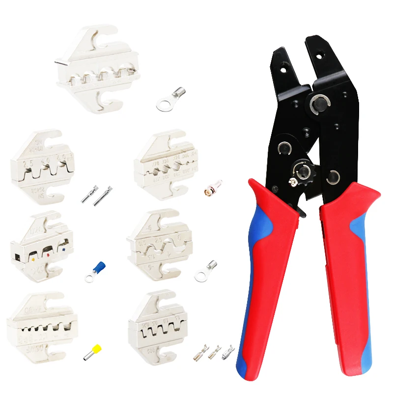 

Coaxial Clamp Terminal Crimper Pliers Electrician Manual Tools Professional Hand Crimping Tool Nipper Jaw 2546b/48B/02C/03H/06WF