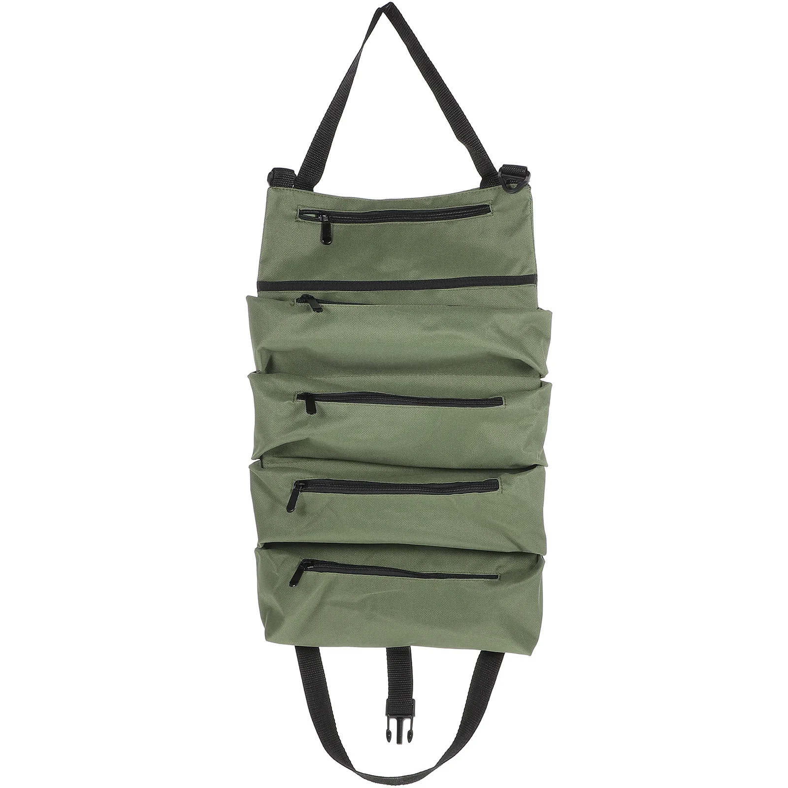 حقيبة أدوات قابلة للطي متعددة الأغراض، حقيبة تخزين من قماش أكسفورد، هيكل عالي التحمل، سحاب ناعم للأدوات والمقابس #2