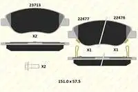 

B224761945KD13 для подкладки EGEA YM BRAVO 1,4 1.6D 1.9D 2.0D 08 DELTA 1,4 10 1.6D 10 1.6D большой тип