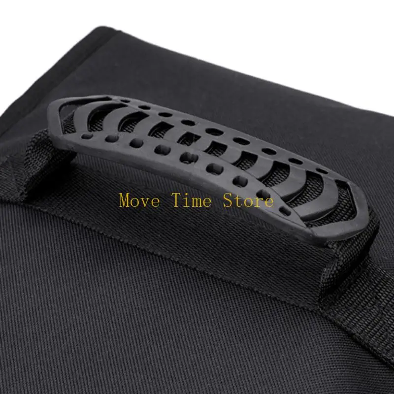 92ME Box Drum Backpack Case, 33 x 33 x 52 Rectangular Carry Bag with Shoulder Carry Harness and Handle for Practice, Lessons and
