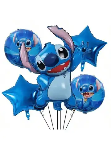 1 सेट डिज्नी 123 पीस लिलो और स्टिच थीम हैप्पी बर्थडे लेटेक्स बैलून सेट फैमिली बर्थडे पार्टी डेकोरेशन लेटेक्स बैलून 10 best sales डेको सिलाई - №1