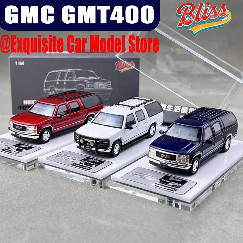 Exquisite Car Model Store Bliss 1/64 GMC GMT400 HEC 2026 Alloy