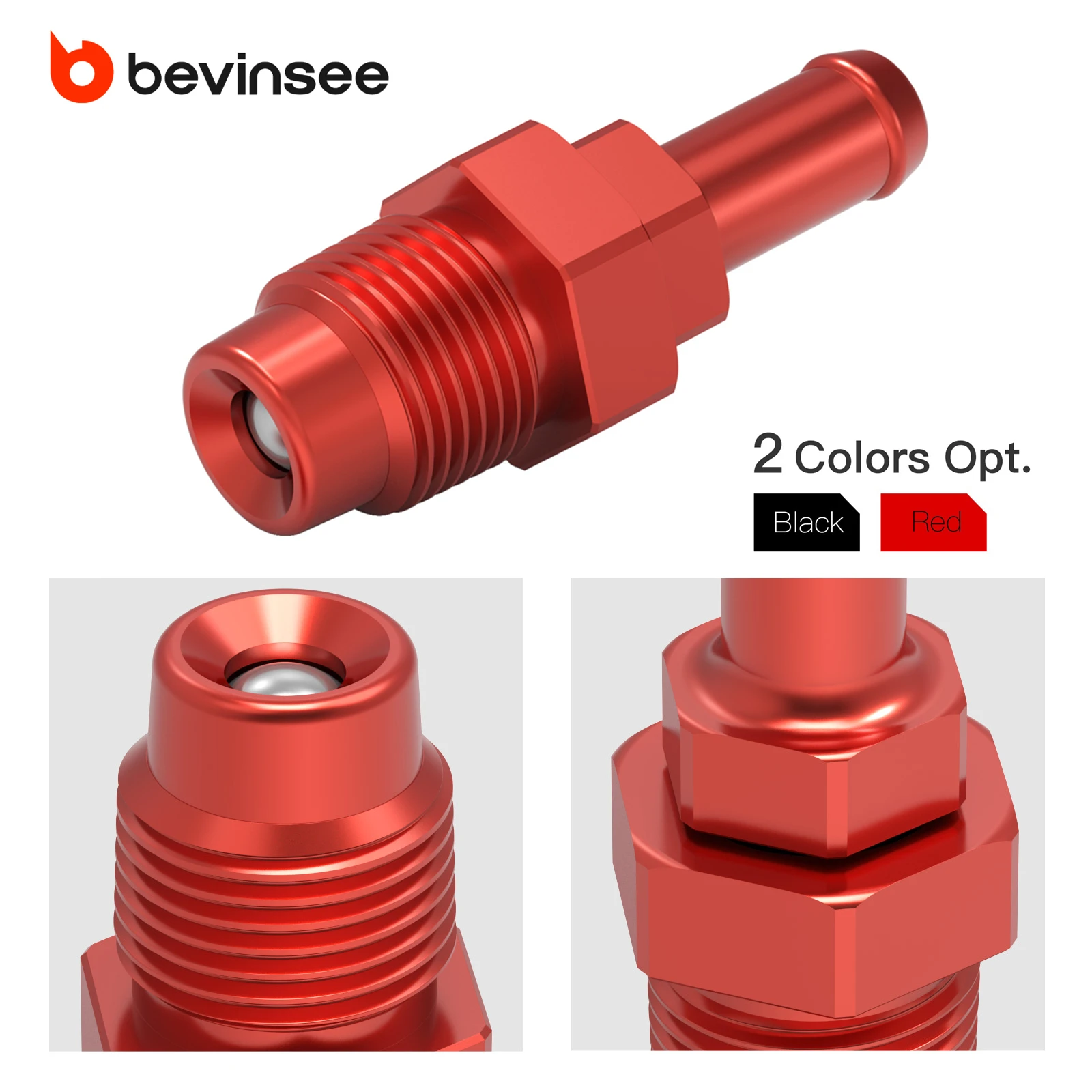 

BEVINSEE PCV Valve Aluminum for Toyota 4Runner/FJ Cruiser/Tundra, Replace for 12204-31110