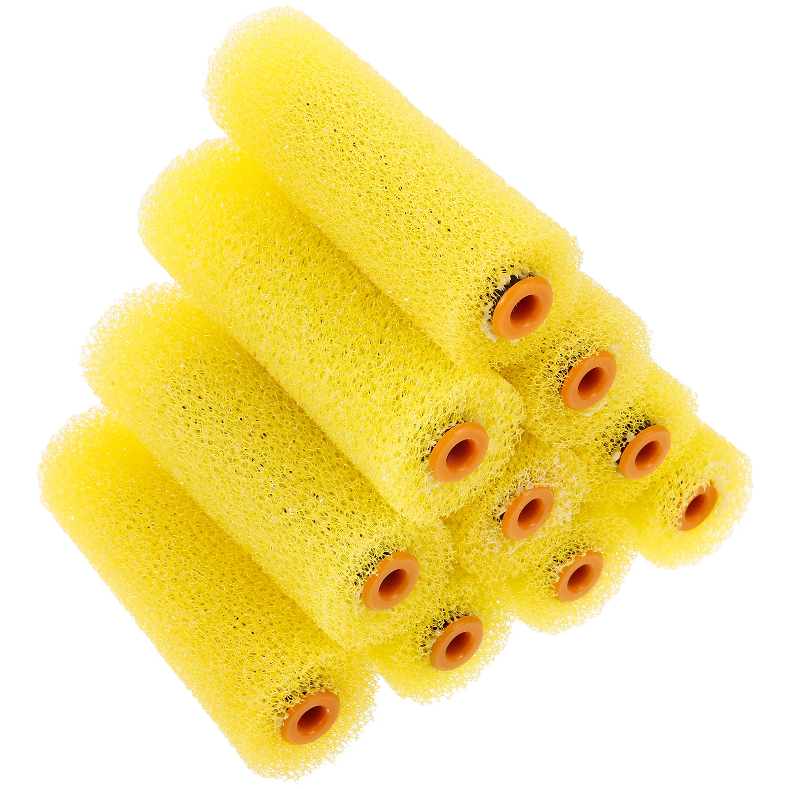 

10 Pcs Roller Sponge Covers 8 Inch Corner Tool Wall Ceilings Sponge Rollers For Painting Furniture House Painting Supplies
