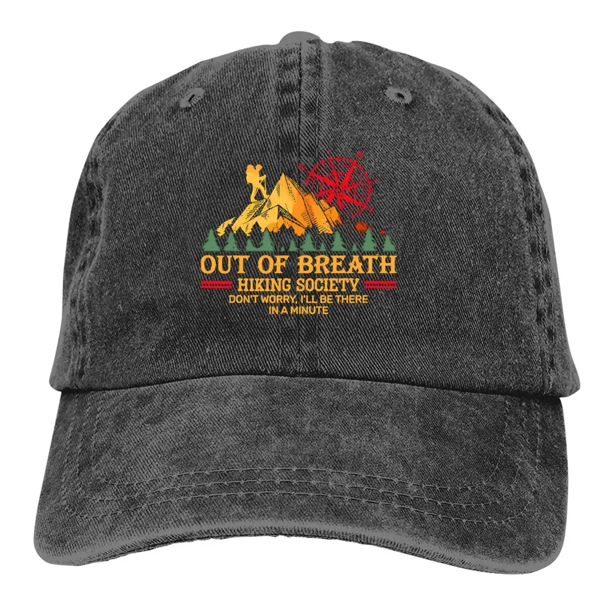 Get Ready To Out Of Breath Baseball Cap Men Hats Women Visor Protection Snapback Hiking Caps