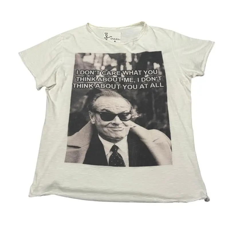 Angels & Demon Jack Nicholson I Don't Think About You Shirt Small Retro