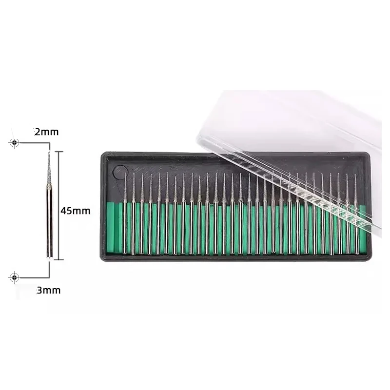 

Laboratory Diamond Grinding Bur Set Making Tool Kit Diamond Burs Surgical Instruments