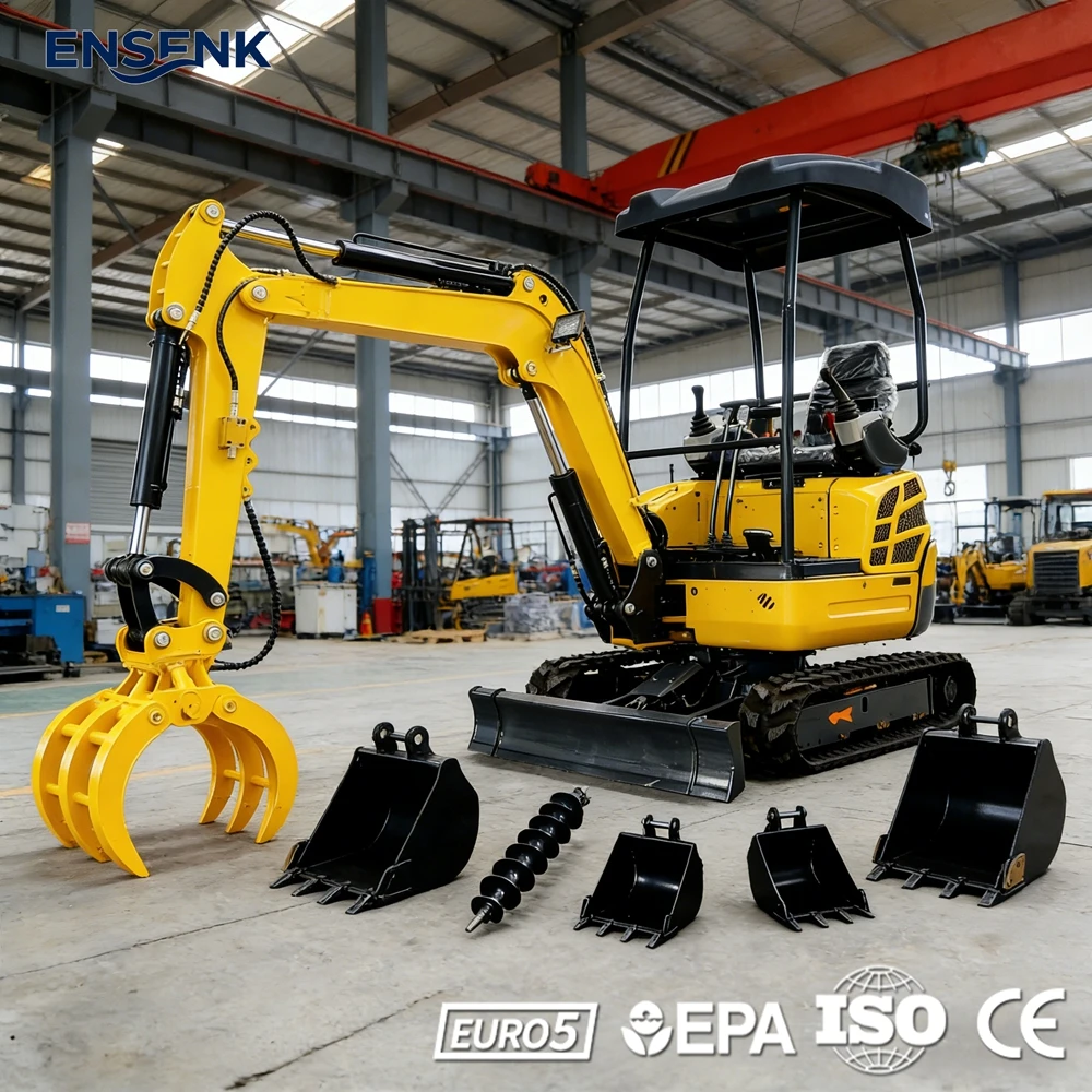 

Direct Sales Mini Excavator 0.8Ton Kubota Engine Construction 1.2Ton Excavators 1.5Ton Europe EPA Euro 5 Fast Delivery Mini Exca