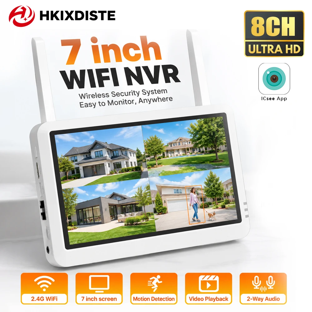 Nvr Kit 8 Channel - 5MP WiFi Security 8CH NVR Kit