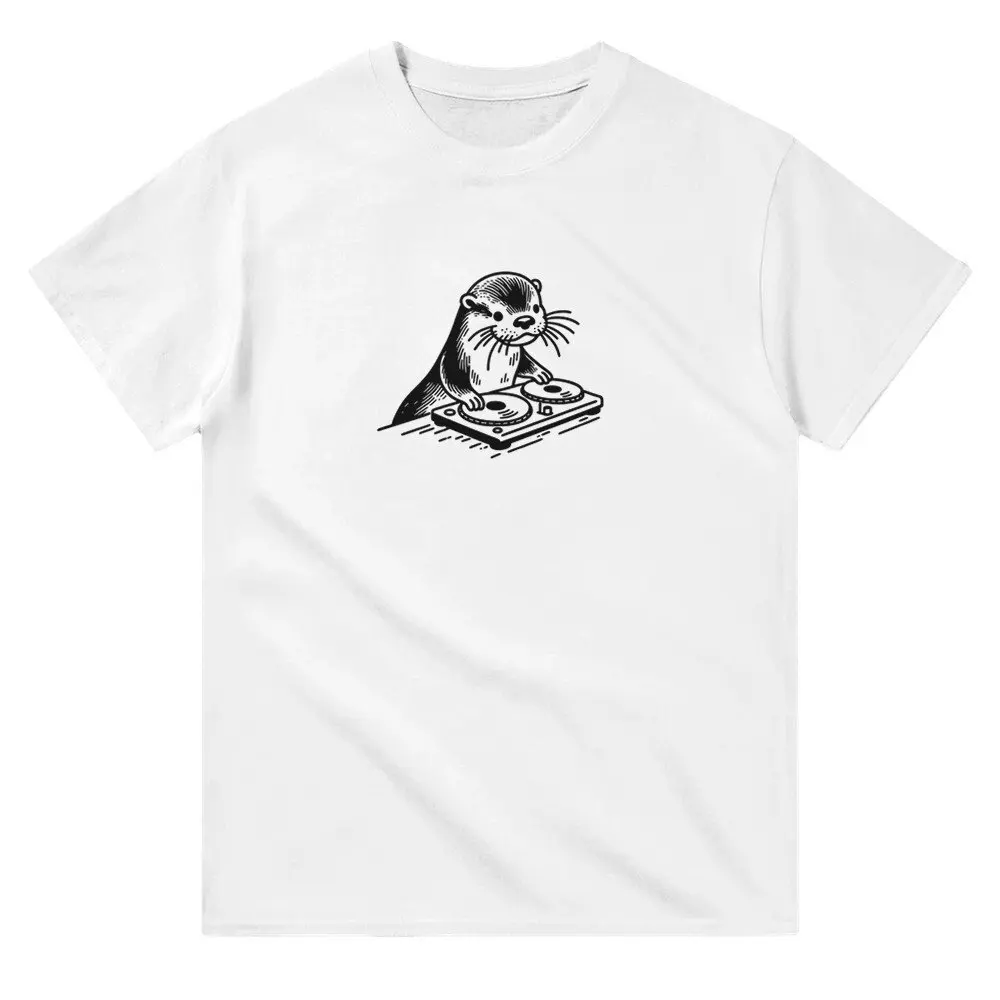 Otter Djing T Shirt Animal Lover Funny S For Him Her