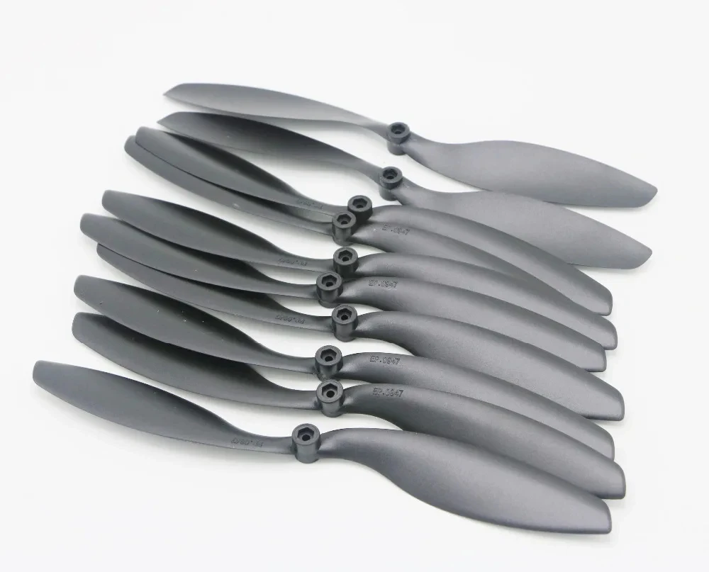 10pcs/lot HY Propeller 5045 6030 7060 8043 8060 9047 9060 1047 1147 for RC Airplane Aircraft Helicopter