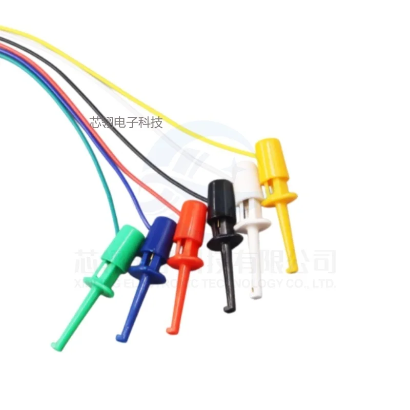 Test Hook with Male and Female Head, DuPont Line Transistor Tester, Electric Hook Type, Instrument Test Clip