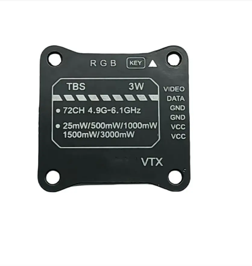 

4.9G 5.8G 6.1G 3W Wireless Video Transmitter Receiver 5.8G FPV VTX 3W RF Power Ultra Long Transmission For RC FPV Drone RC Car