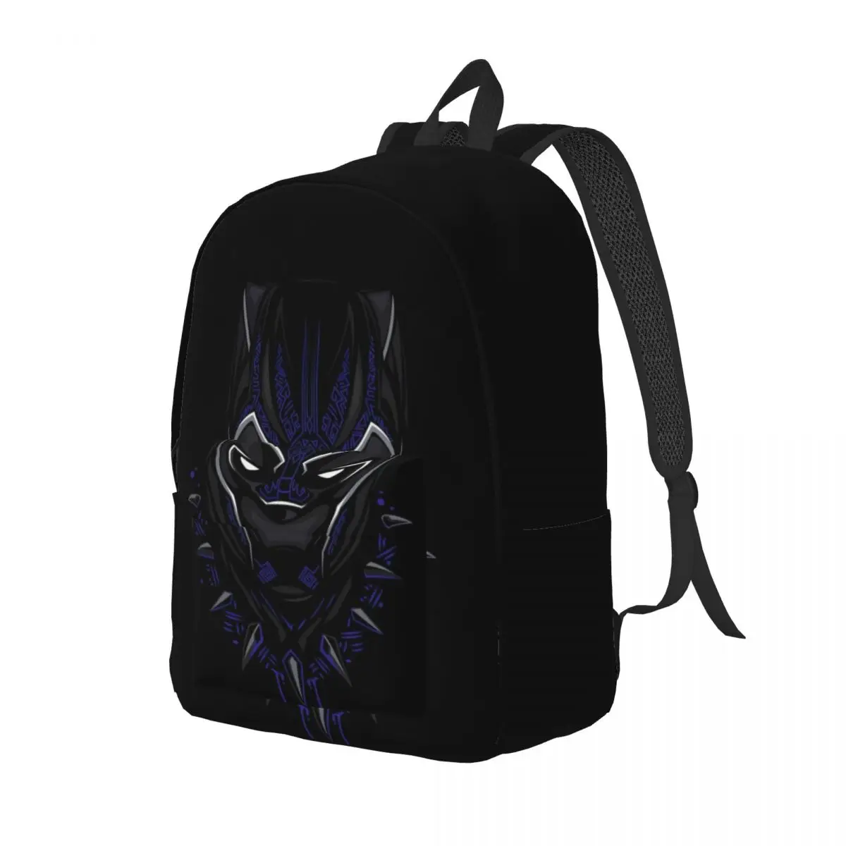 Custom Black Panther Travel Canvas Backpack Women Men School Computer Bookbag Anime Wallpaper College Student Daypack Bags