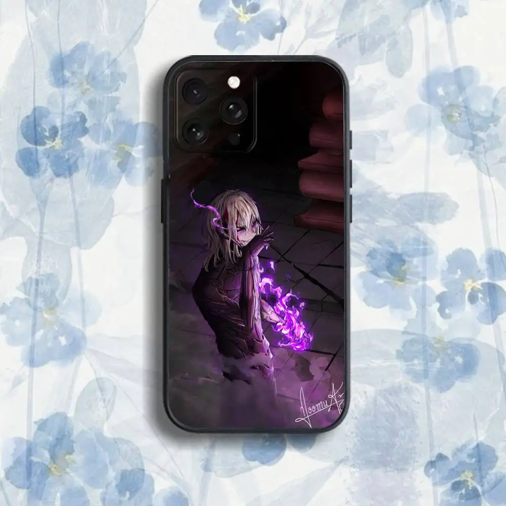 حافظة هاتف B-Beginning After End لهاتف iPhone 17,16,15,14,13,12,Pro,Max,Plus,E,SE4,Air,Mini Black Soft Box #6