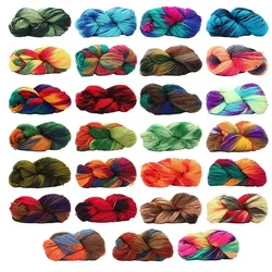 Easy To Use Diy Handmade Acrylic Yarn Crochet Yarn Durability Rainbow Segment Ecological Dyeing Package Content