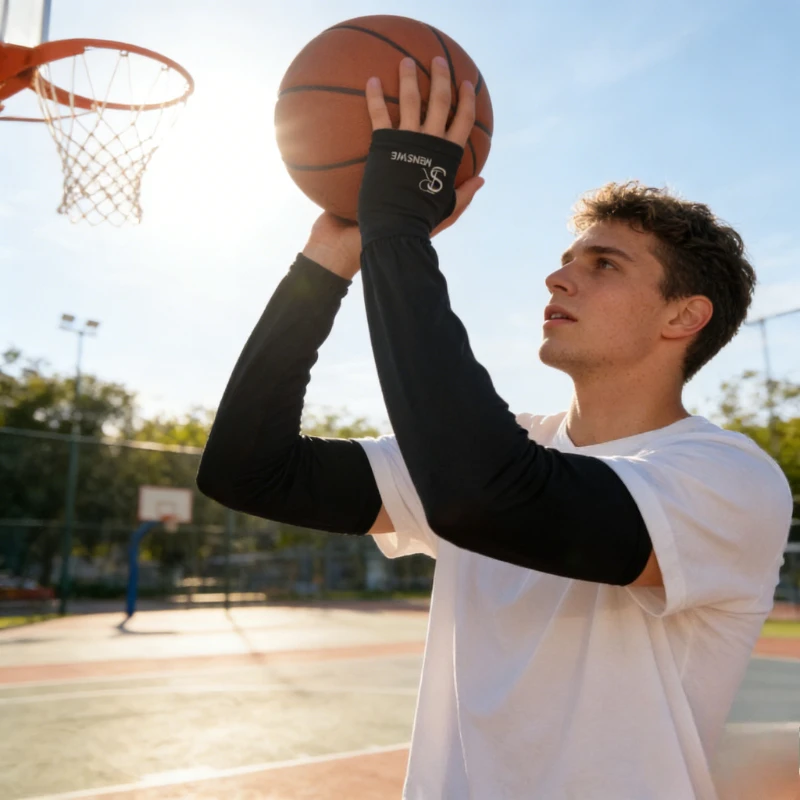 

Men's Ice Silk Extended and Widened Ice Sleeves, Summer Oversized Loose Sun Protection Sleeves, UV Resistant Sleeves