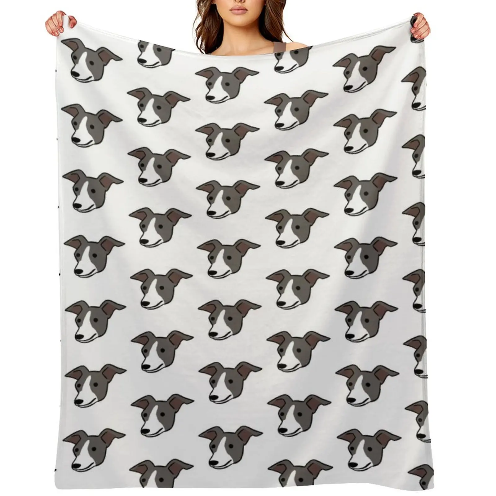 

Italian greyhound cute illustration Throw Blanket Sofa Quilt cosplay anime heavy to sleep Thermals For Travel Blankets