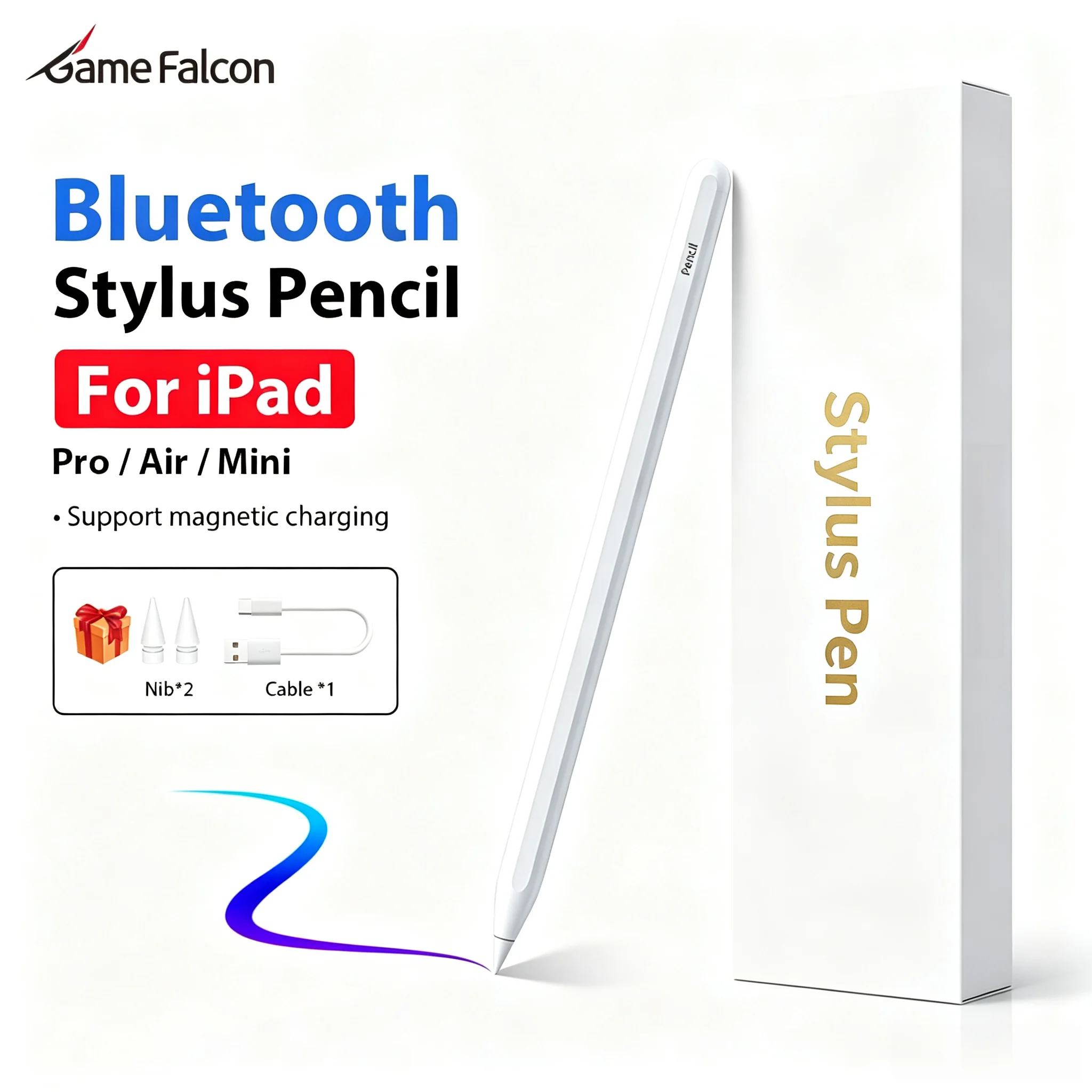 For Apple Pencil Bluetooth Touch Pens For iPad Mini 7 6 Air 5 4 M2 M3 M4 11 13 Pro 13 12.9 M5 A16 10th 9th 8th Gen Stylus Pen