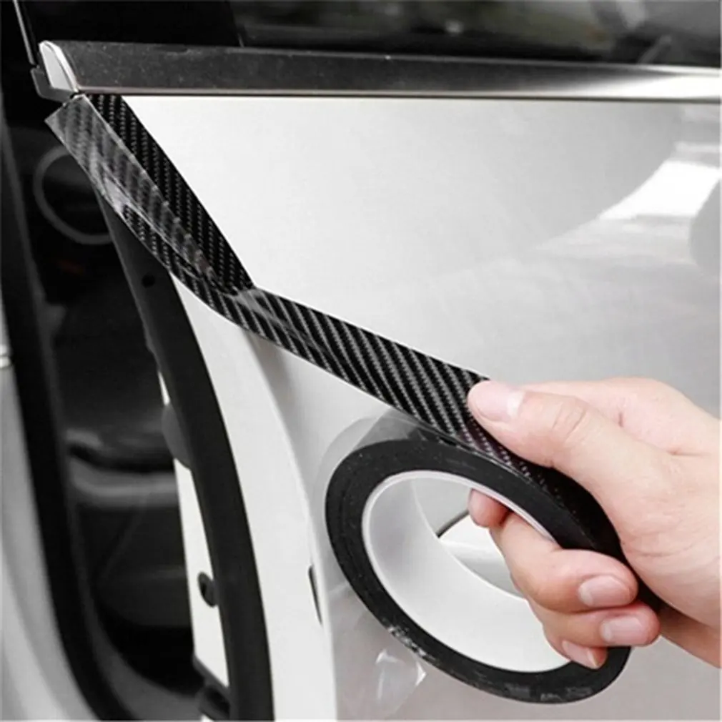 3d Koolstofvezel Rol Autoruit Auto Sticker Trim Cover Auto Styling Waterdichte Koolstofvezel Film Auto Sticker