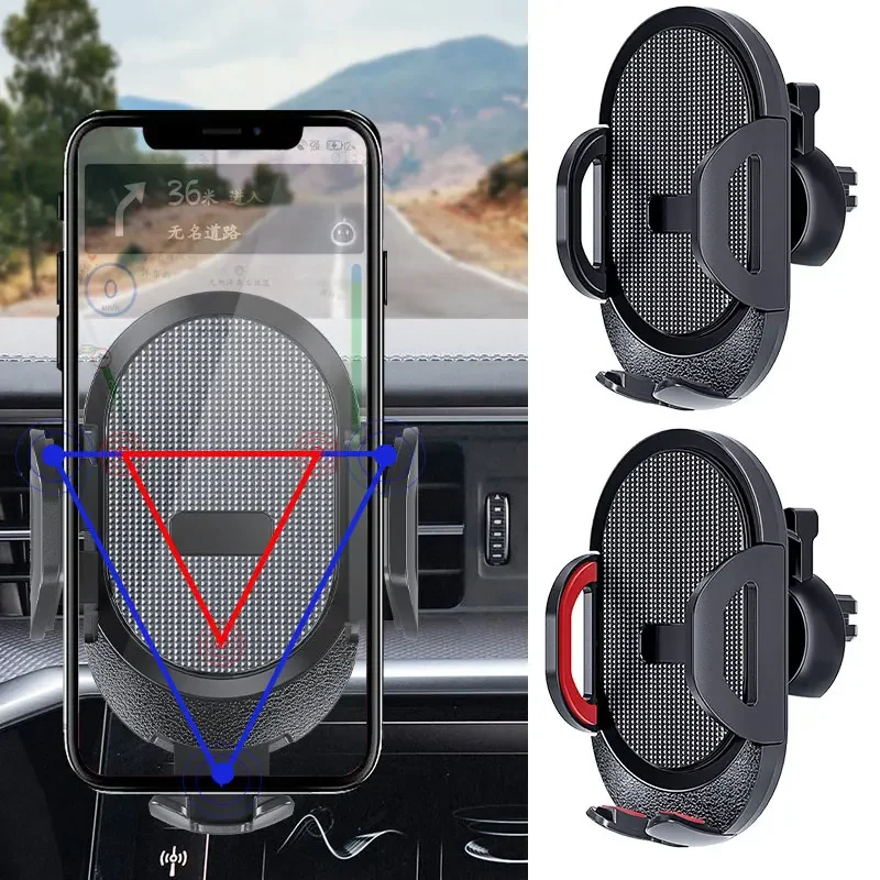 Universa Sucker Car Phone Holder Air Outlet Car Phone Bracket GPS Telefon Mobile Cell Support For iPhone Xiaomi Smartphone Stand