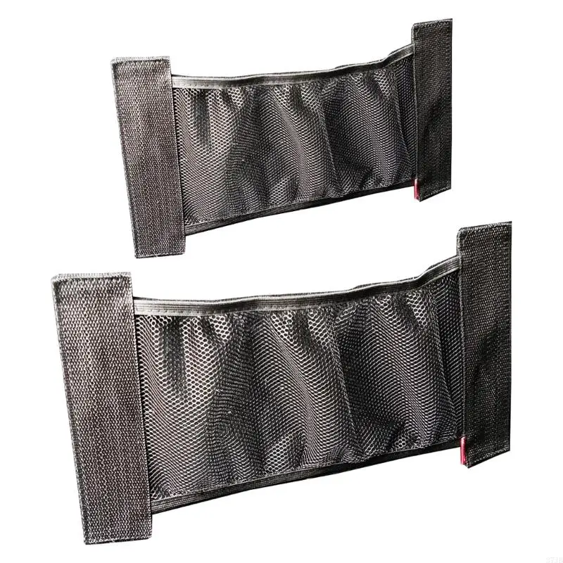 

37JB Vehicle Trunk Storage Universal Mesh Cargo Car Storage Net Flexible Nylon Wall Sticker Bag Holder Pocket
