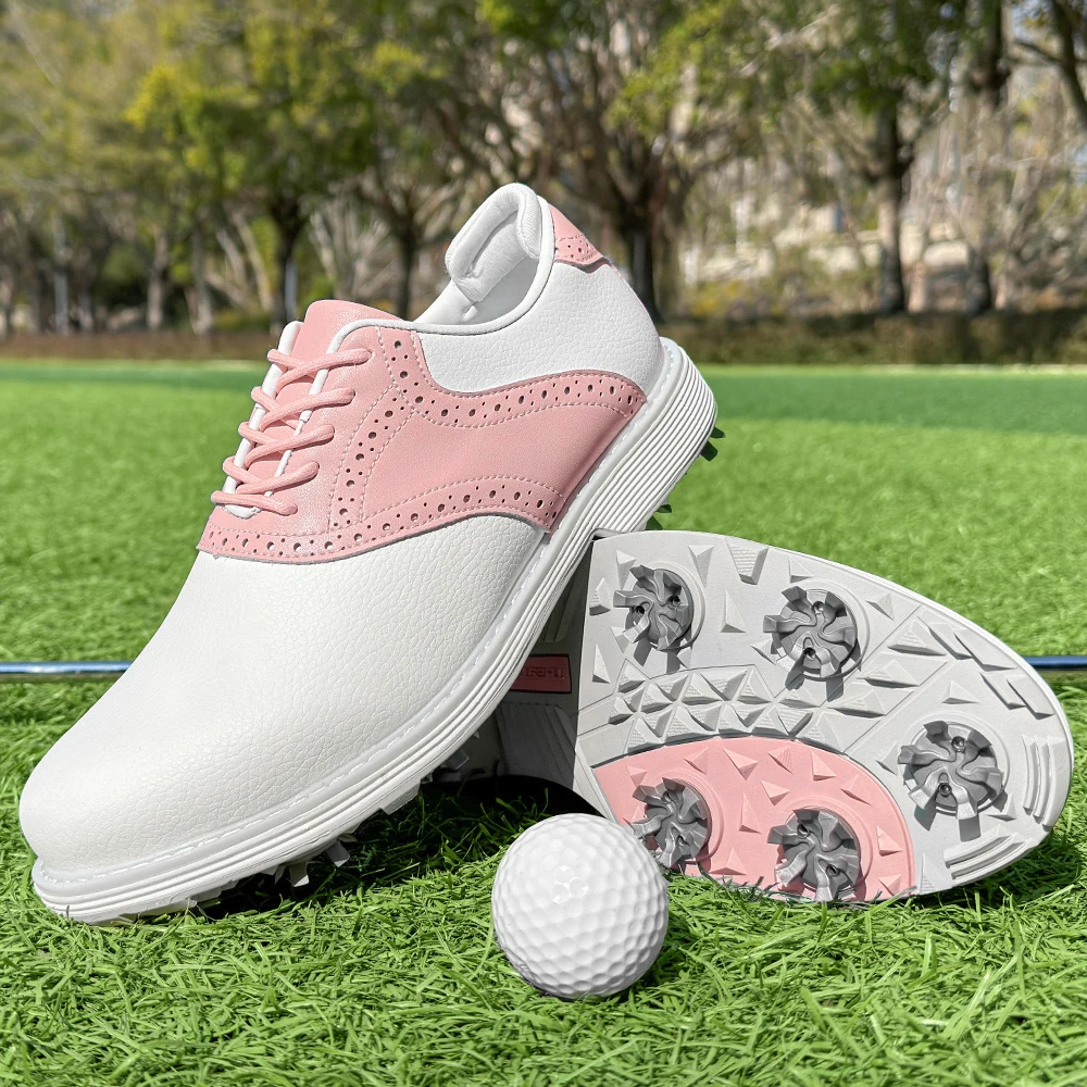 

Новые туфли для гольфа, женские нескользящие прогулочные туфли для игроков в гольф, женская обувь для тренажерного зала и гольфа