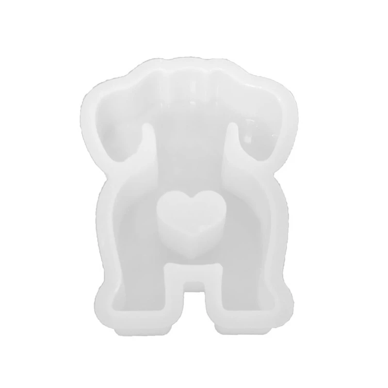 

Puppy Silicone Mold Silicone Mold House Decoration Love Dog Resin Mold Plaster Ornament Moulds
