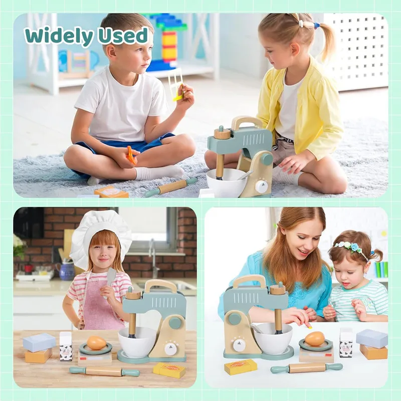 Giocattoli in legno per bambini Set da tè pomeridiano Fai finta di giocare di ruolo Accessori da cucina Gelato Caffè Set da tè Giocattoli educativi Regali per bambini