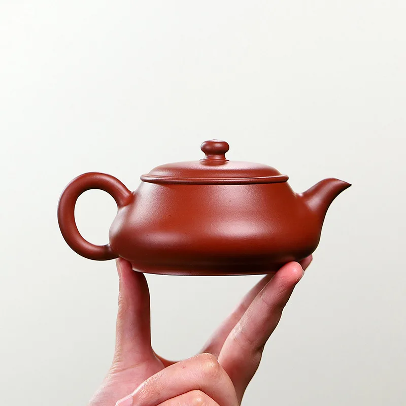 Yixing Raw Ore Purple Sand Pot Pure Handmade Teapot Household Kung Fu Tea Set Dahongpao Ming Stove Pot