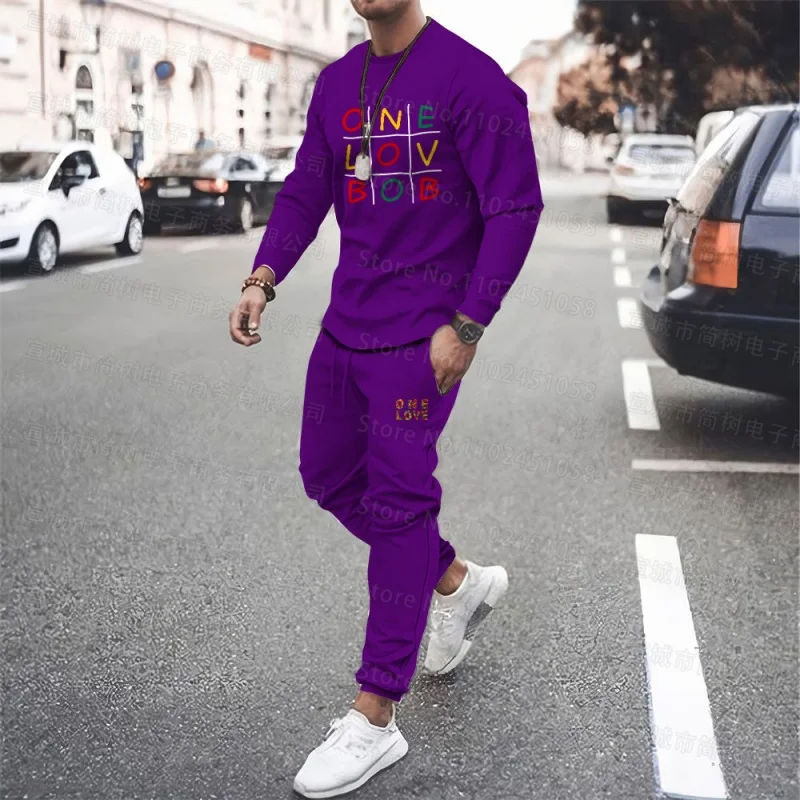 

24/25 Latest Hot selling Fashion Brand Men's Street Fashion Set Quick drying Breathable Sports Leisure Adult and Children's Set