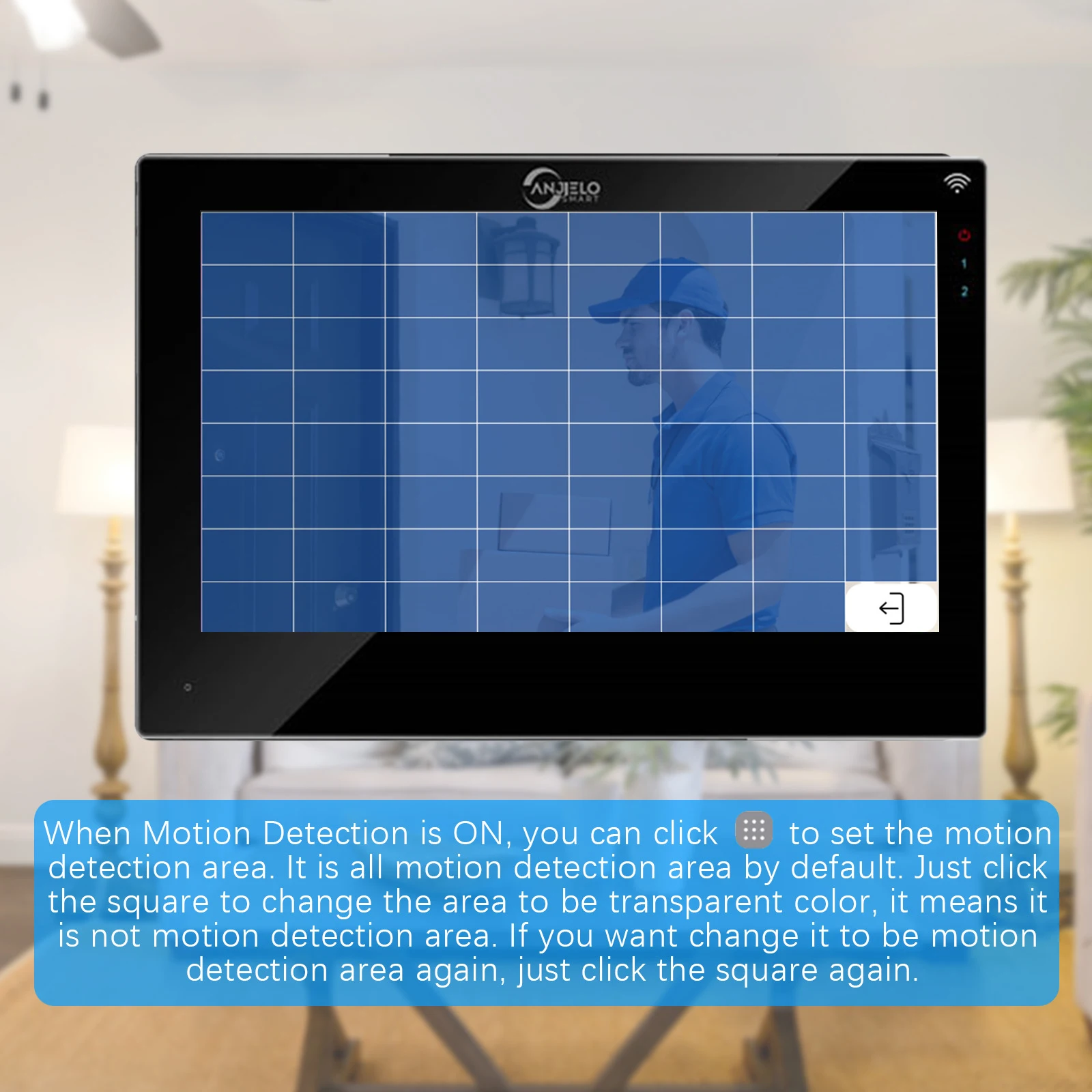 Tuya-Smart Home Video Campainha, 7 Polegadas, Tela Sensível Ao Toque, Smart Home Video Intercom Sistema, Acesso à Entrada WiFi, Câmera Campainha 1080P