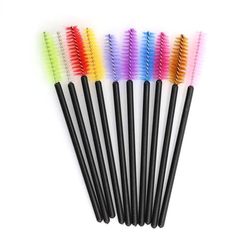 Ogeyero 100 Stuks Wegwerp Wimper Applicator Wands Curler Wenkbrauw Borstel Set Mascara Wenkbrauw Spoolers Comb Wands Spoolies Borstels