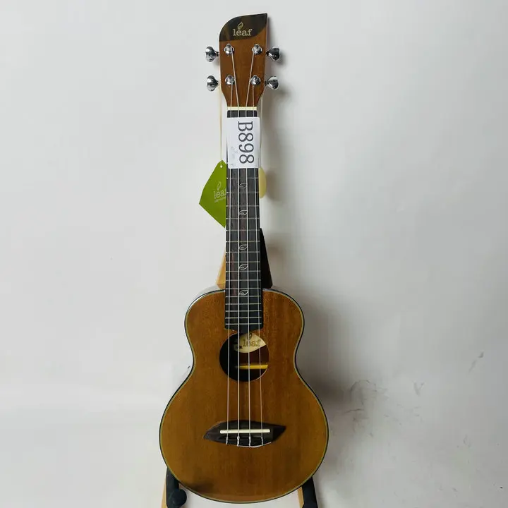 23‘Ukulele with Padded Bag All Redwood Natural Color CR Fishtail Tuner Key Nylon 4 String Guitar