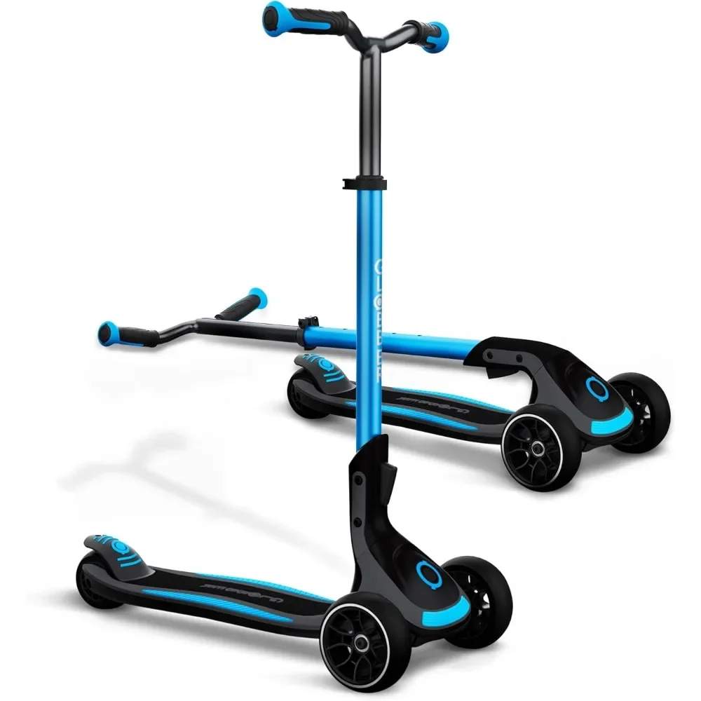 

Wheel Kick Scooter for Adults & Kids 5+ | Foldable Kick Scooter with Safe, Non-Slip Deck & Premium