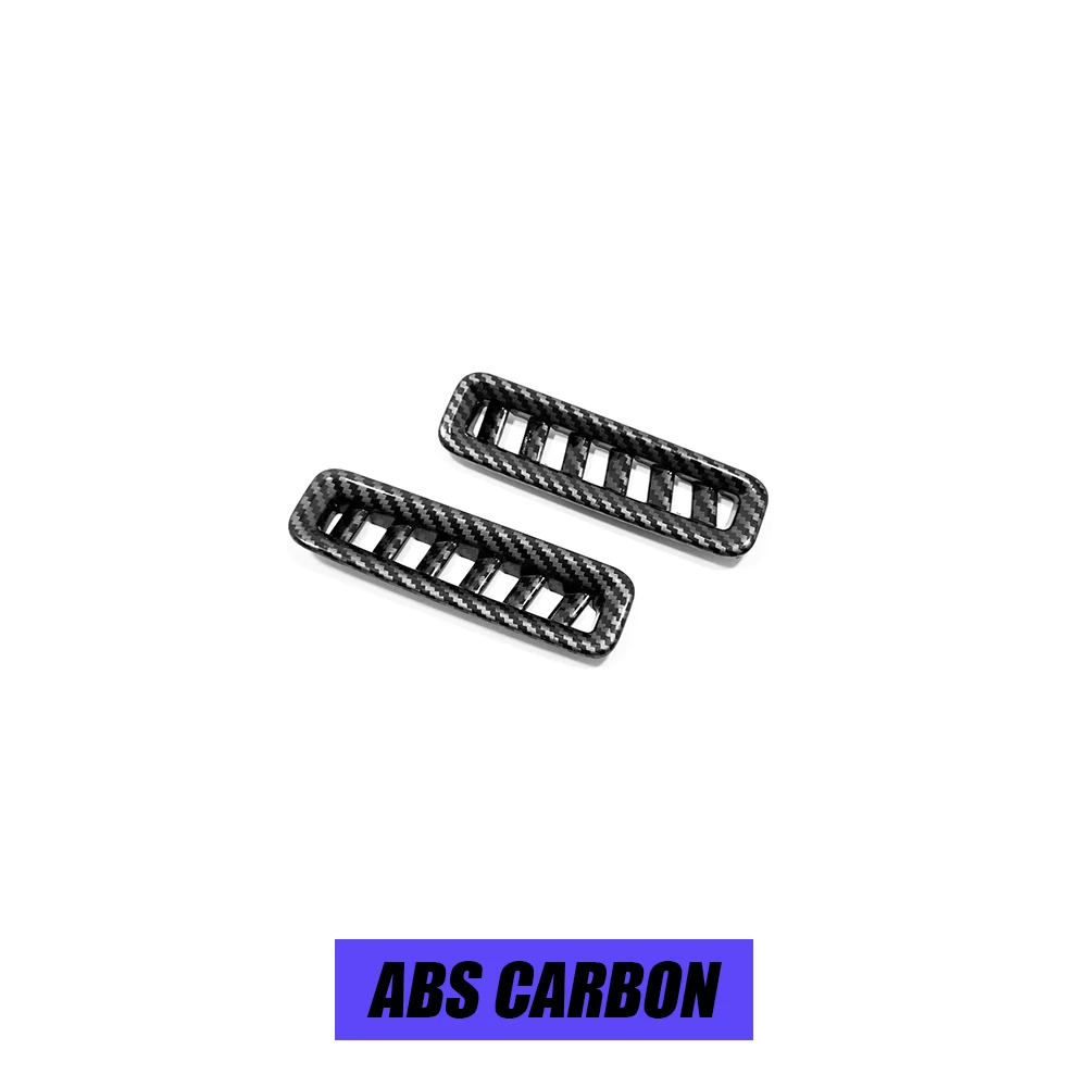 For Changan UNI-K UNIK 2021-2023 Stainless /ABS carbon Car Front Dashboard Air Conditioning Vents Outlet Cover Trim Car Accessor