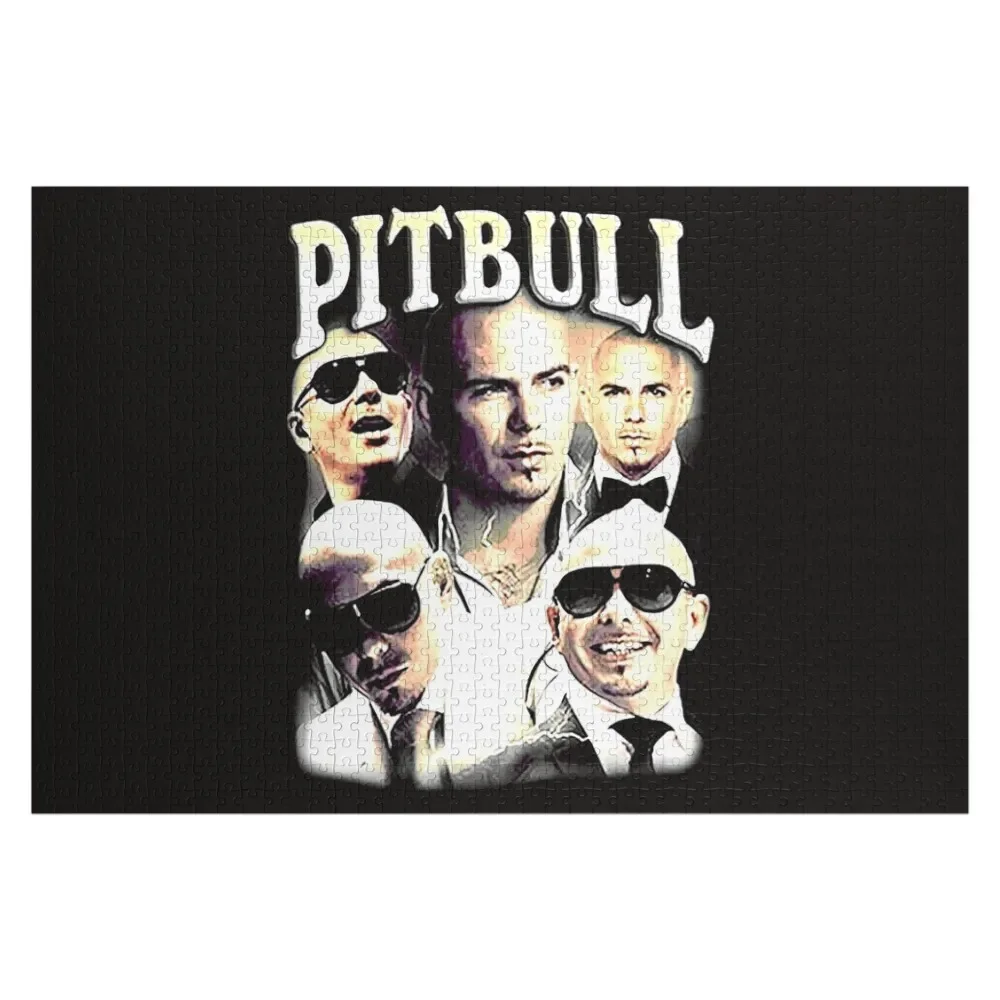 

Pitbull Mr.Worldwide Vintage Jigsaw Puzzle Custom Personalised Jigsaw Photo Personalised Toys Puzzle