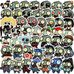 50 pcs Cartoon Zombie Emoticons Graffiti Stickers Personalized Decorations Guitar Laptop Luggage Waterproof Stickers Gifts