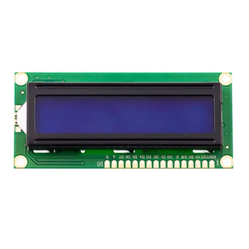 وحدة LCD1602A شاشة زرقاء/أخضر IIC/I2C 1602 متوافقة مع شاشة عرض LED r3 مع الإضاءة الخلفية